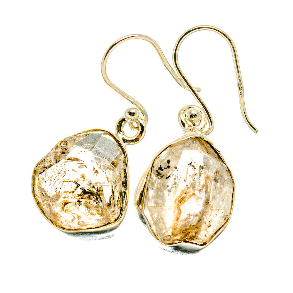 Herkimer Diamond Earrings handcrafted by Ana Silver Co - EARR418834