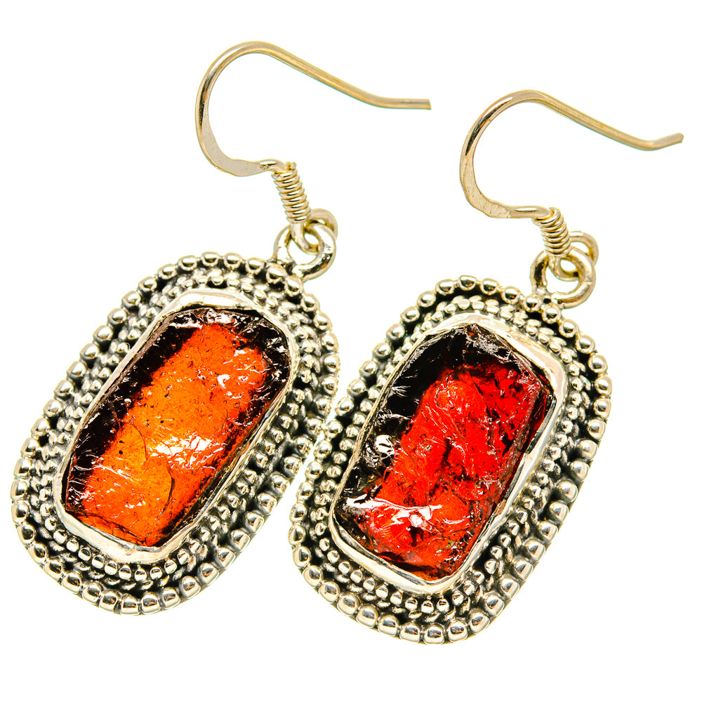 Garnet Earrings handcrafted by Ana Silver Co - EARR418839