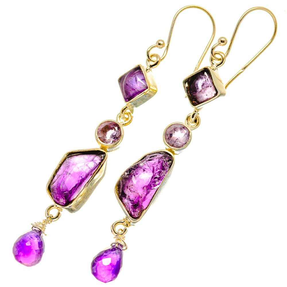 Amethyst Earrings handcrafted by Ana Silver Co - EARR418869