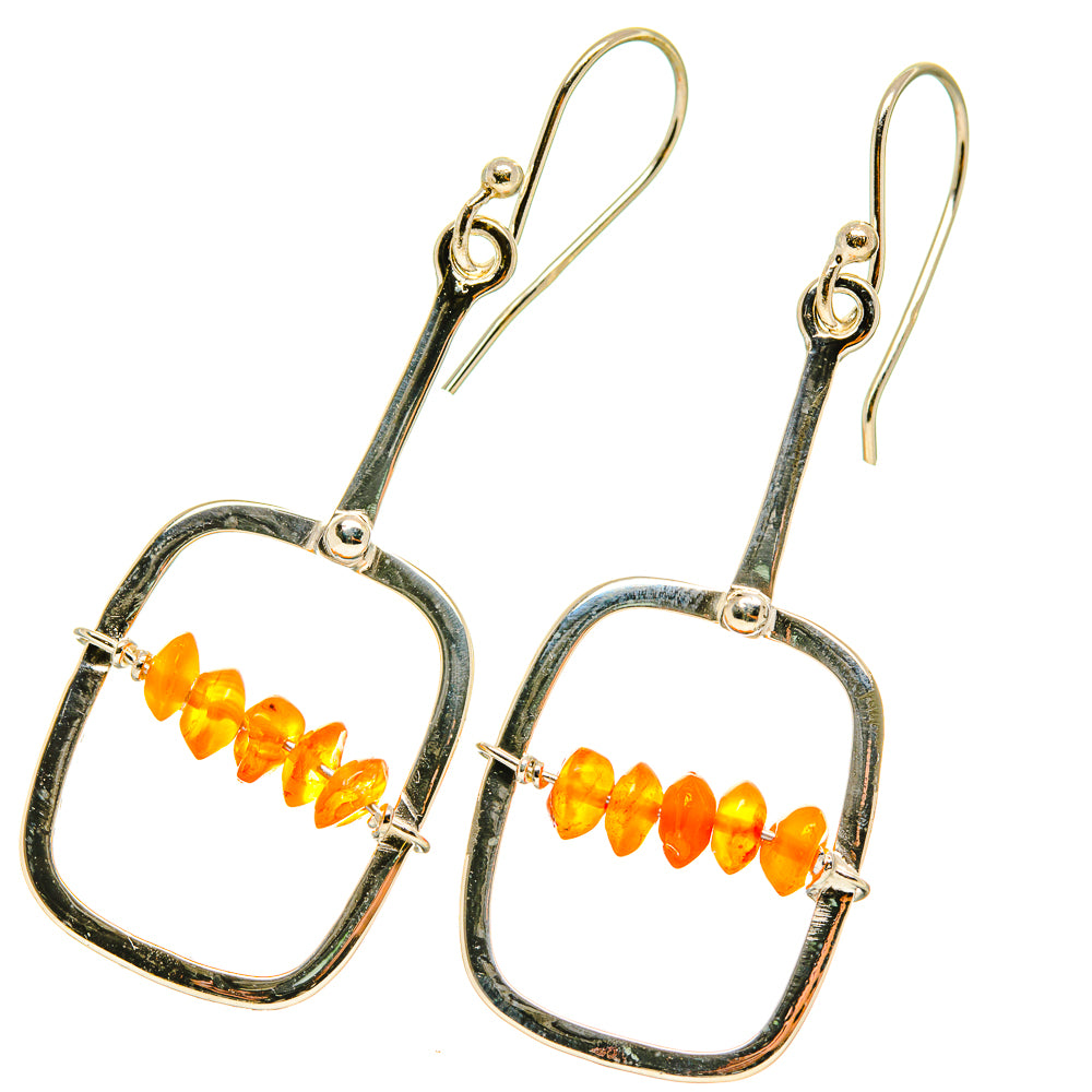 Carnelian Earrings handcrafted by Ana Silver Co - EARR418874