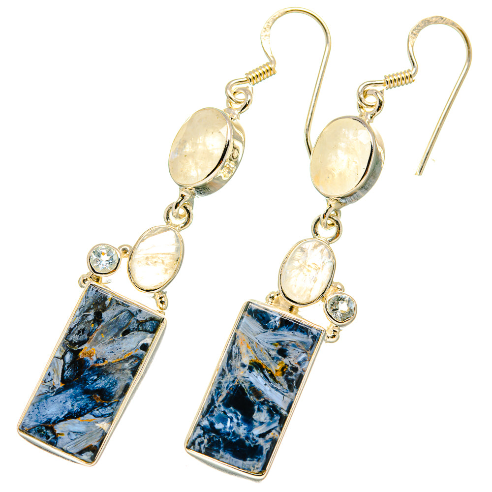 Pietersite Earrings handcrafted by Ana Silver Co - EARR418970