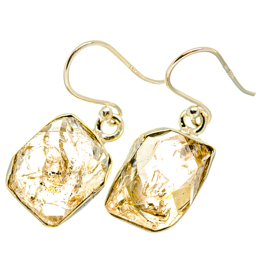 Herkimer Diamond Earrings handcrafted by Ana Silver Co - EARR418971