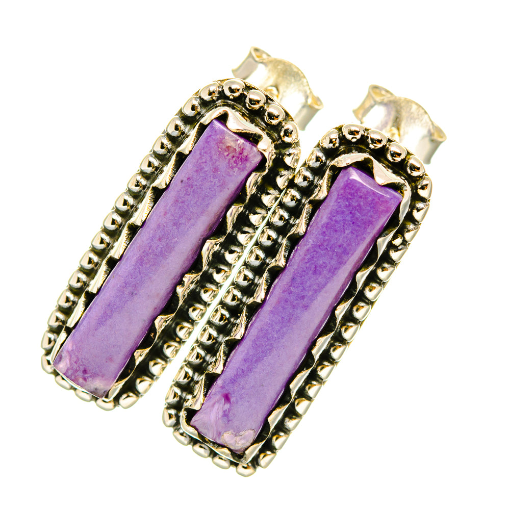 Phosphosiderite Earrings handcrafted by Ana Silver Co - EARR418999