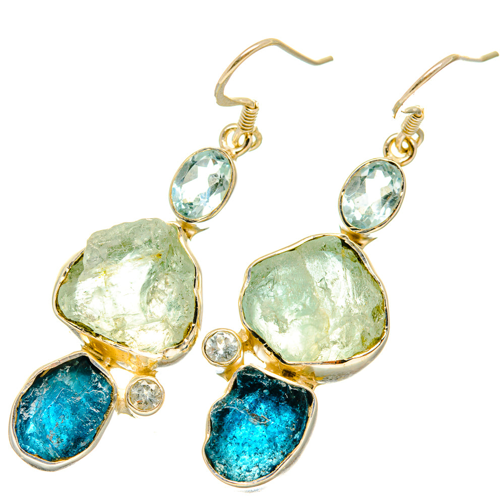 Aquamarine Earrings handcrafted by Ana Silver Co - EARR419014
