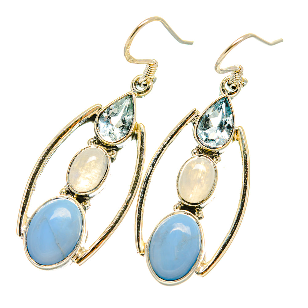 Owyhee Opal Earrings handcrafted by Ana Silver Co - EARR419038