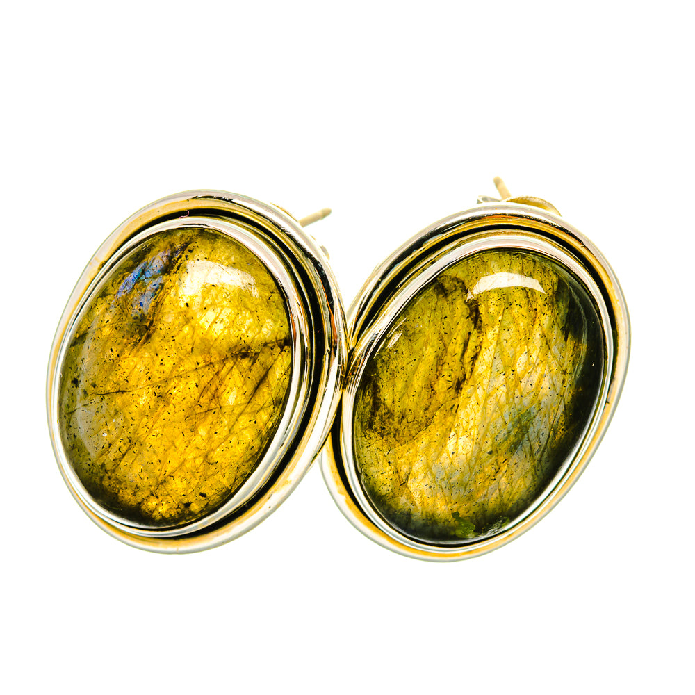 Labradorite Earrings handcrafted by Ana Silver Co - EARR419060