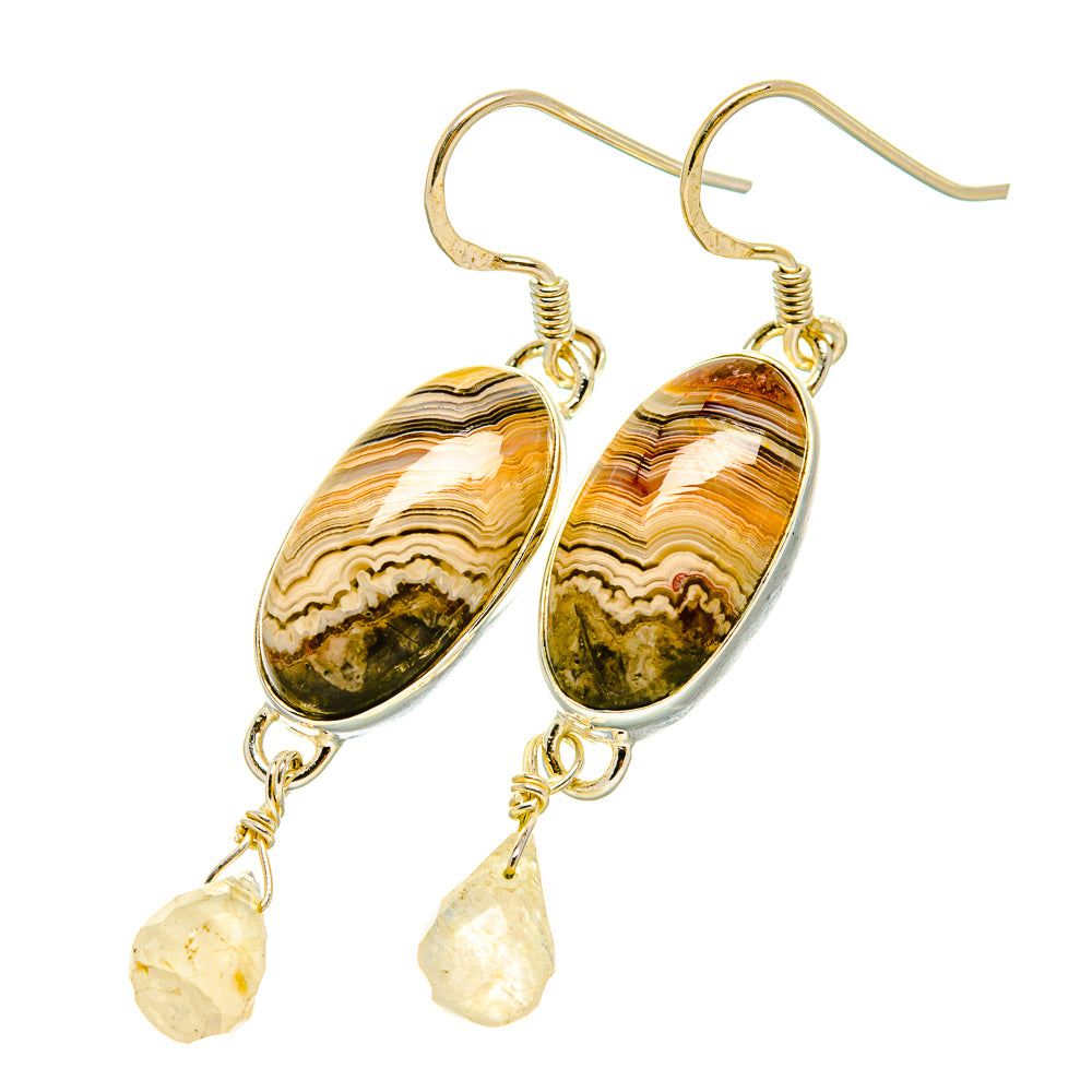 Schalenblende Earrings handcrafted by Ana Silver Co - EARR419081
