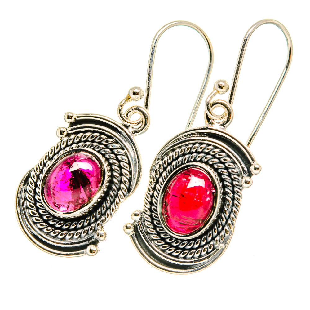 Garnet Earrings handcrafted by Ana Silver Co - EARR419115