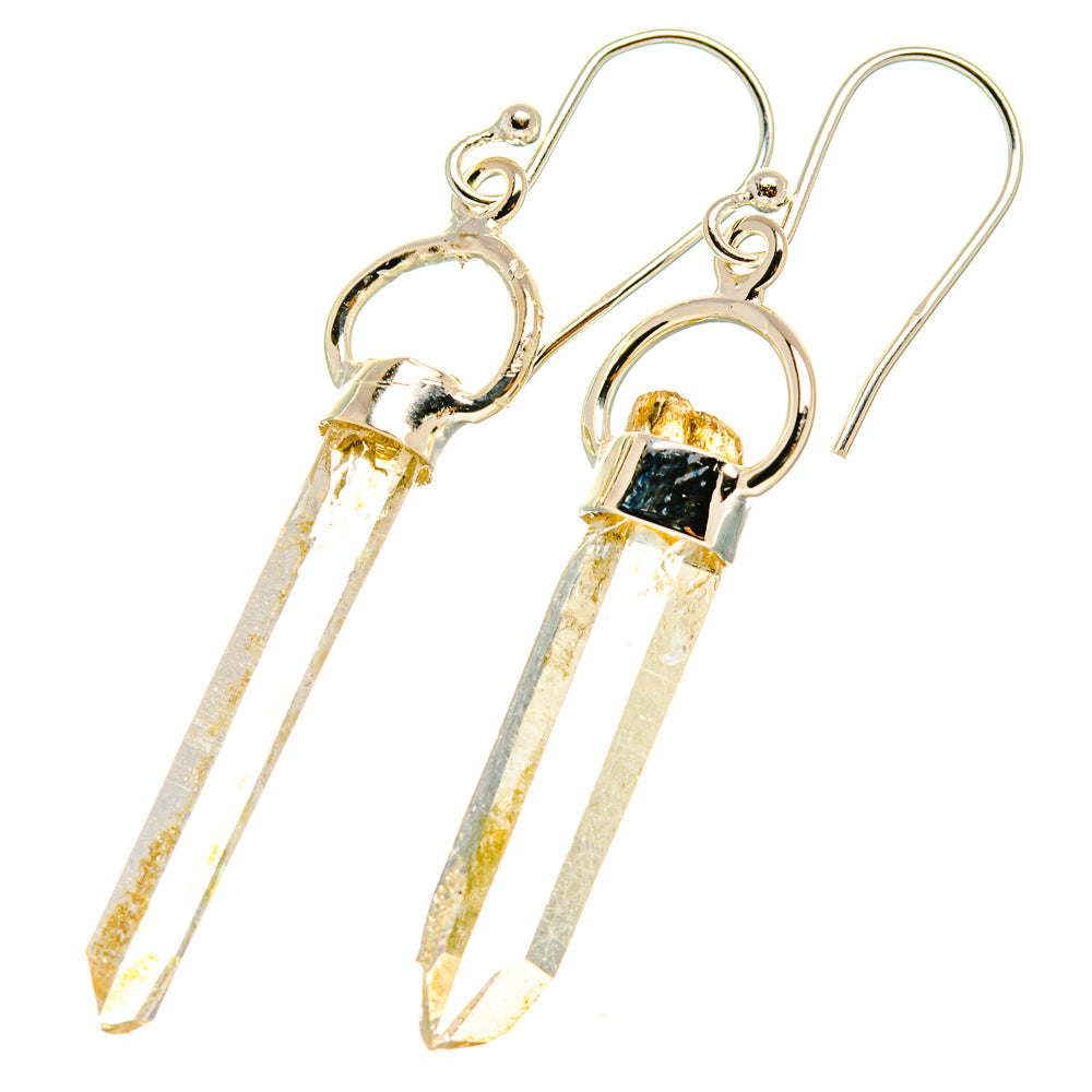 Herkimer Diamond Earrings handcrafted by Ana Silver Co - EARR419132