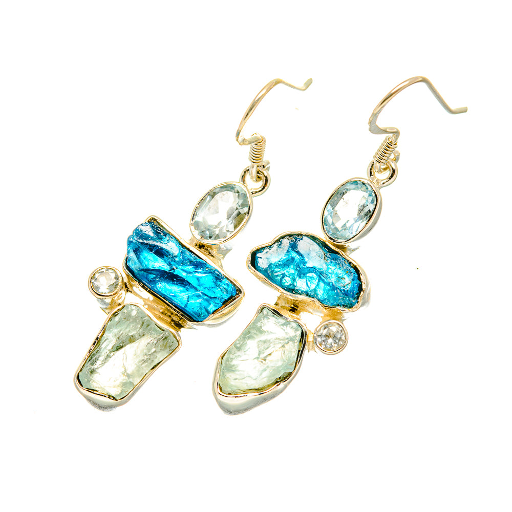 Aquamarine Earrings handcrafted by Ana Silver Co - EARR419156
