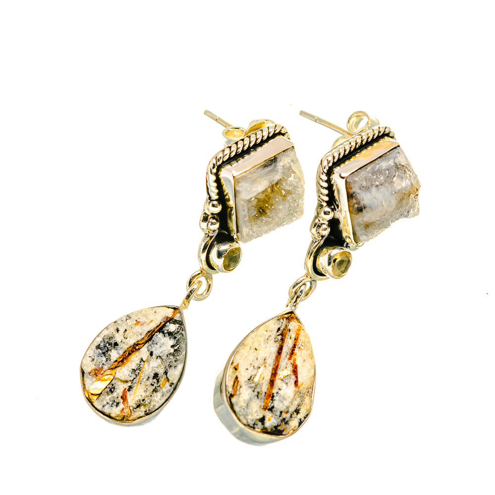 Astrophyllite Earrings handcrafted by Ana Silver Co - EARR419159