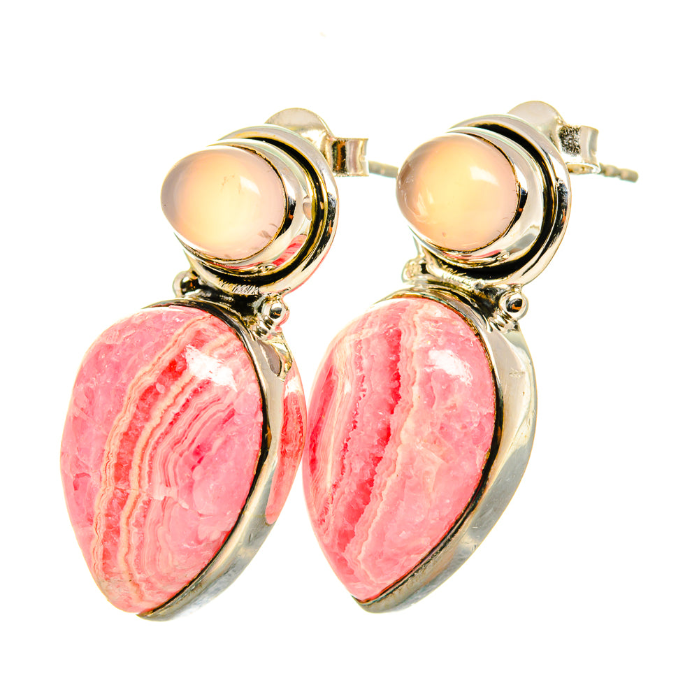 Rhodochrosite Earrings handcrafted by Ana Silver Co - EARR419191