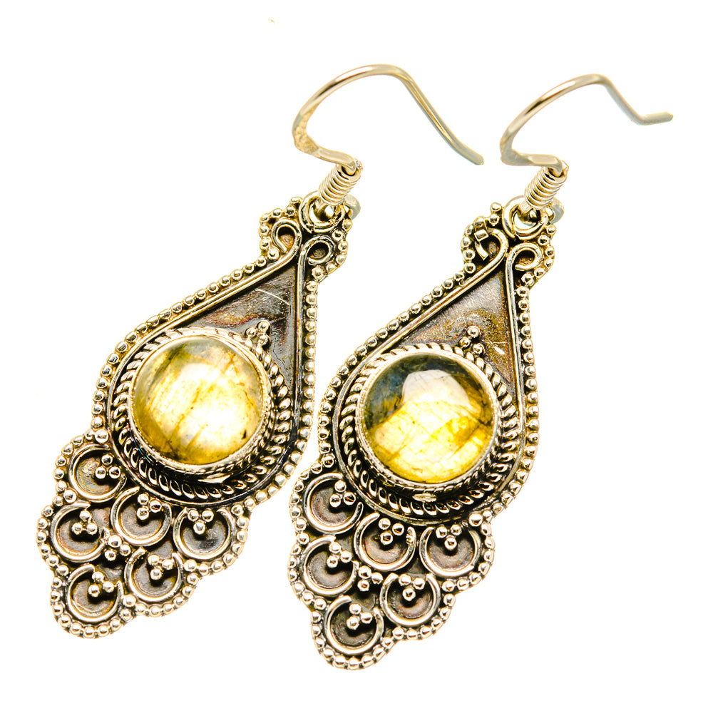 Labradorite Earrings handcrafted by Ana Silver Co - EARR419212