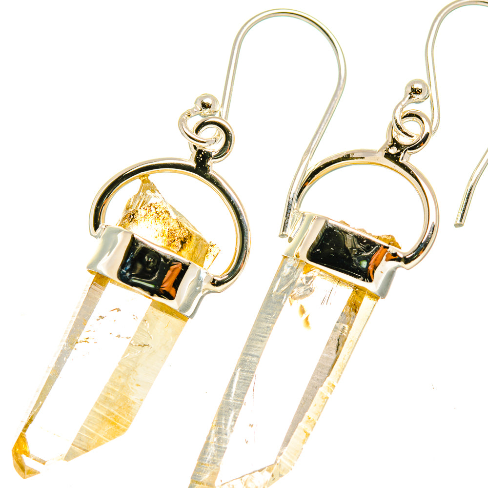 Herkimer Diamond Earrings handcrafted by Ana Silver Co - EARR419225
