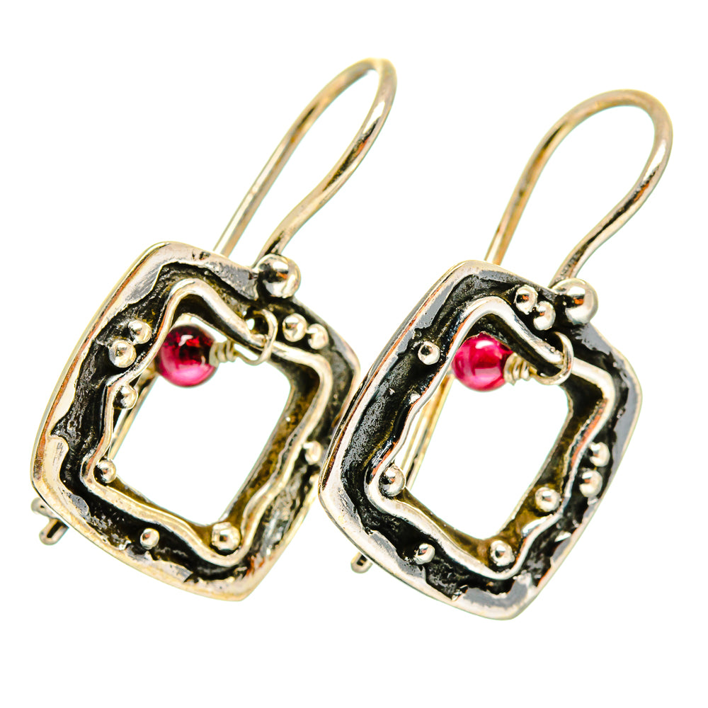 Garnet Earrings handcrafted by Ana Silver Co - EARR419316