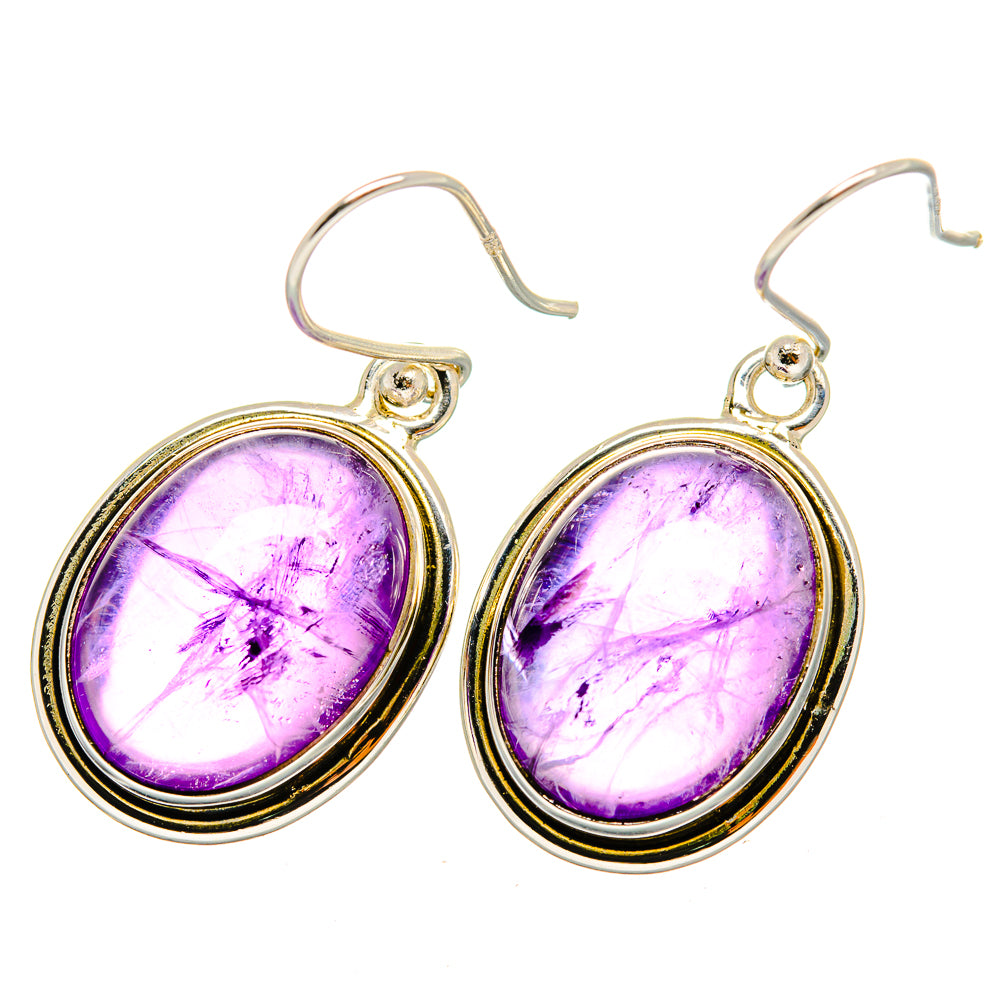 Amethyst Earrings handcrafted by Ana Silver Co - EARR419342