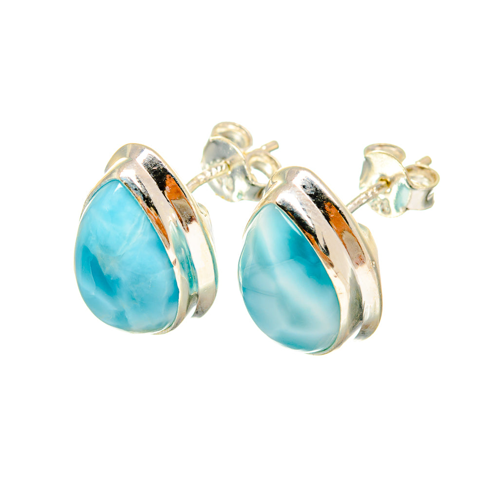 Larimar Earrings handcrafted by Ana Silver Co - EARR419392