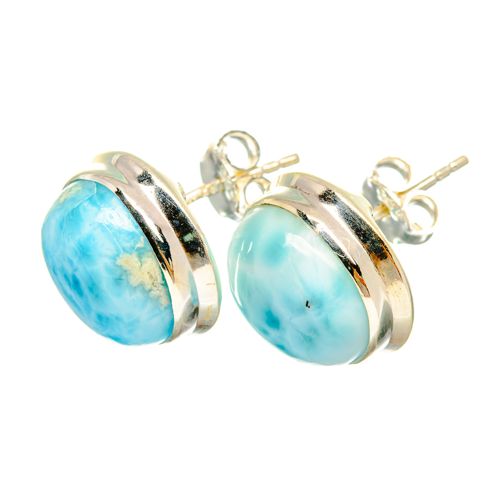 Larimar Earrings handcrafted by Ana Silver Co - EARR419398