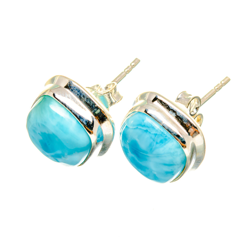 Larimar Earrings handcrafted by Ana Silver Co - EARR419451