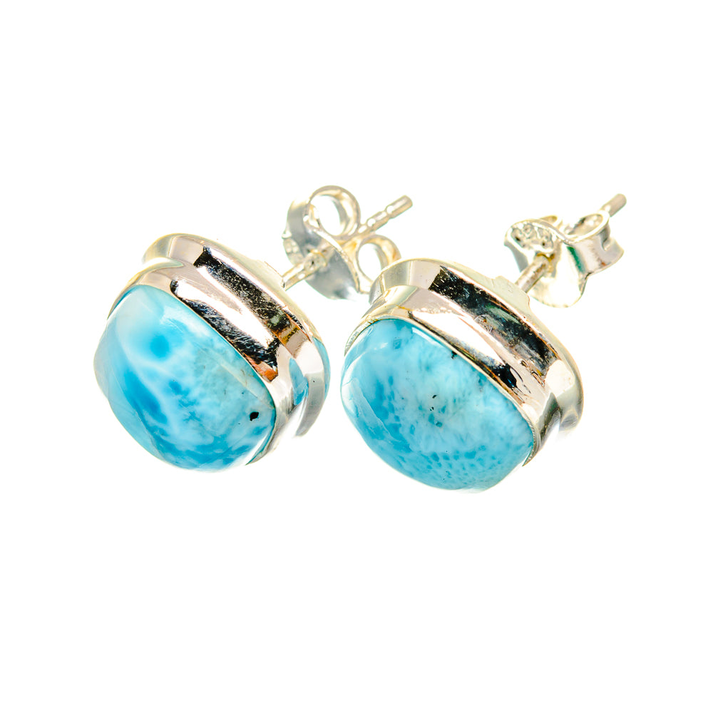Larimar Earrings handcrafted by Ana Silver Co - EARR419478