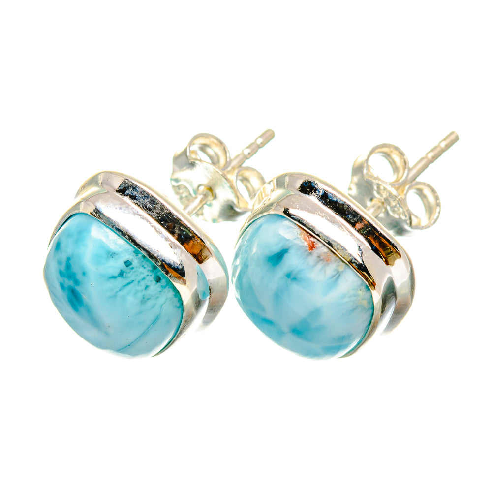 Larimar Earrings handcrafted by Ana Silver Co - EARR419488