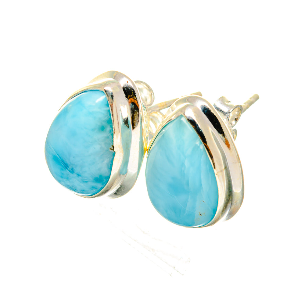 Larimar Earrings handcrafted by Ana Silver Co - EARR419492