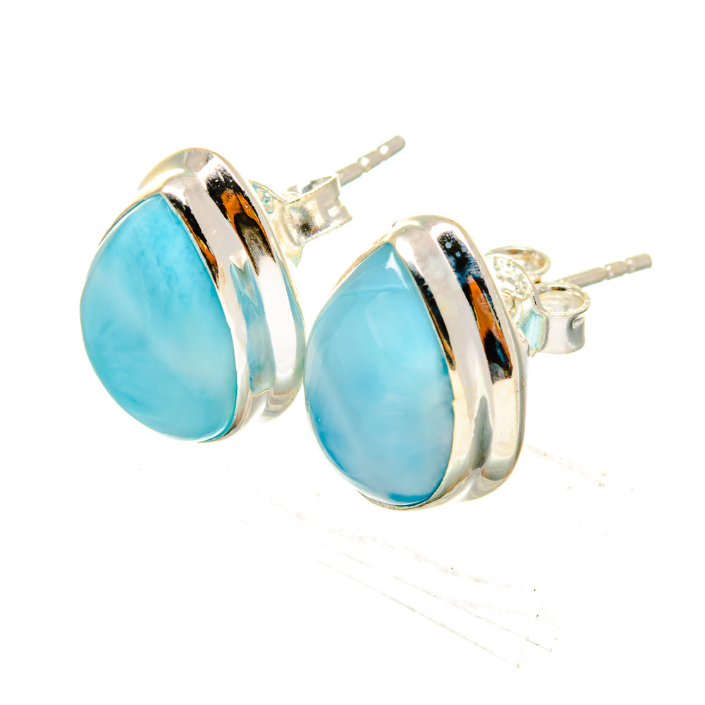 Larimar Earrings handcrafted by Ana Silver Co - EARR419496