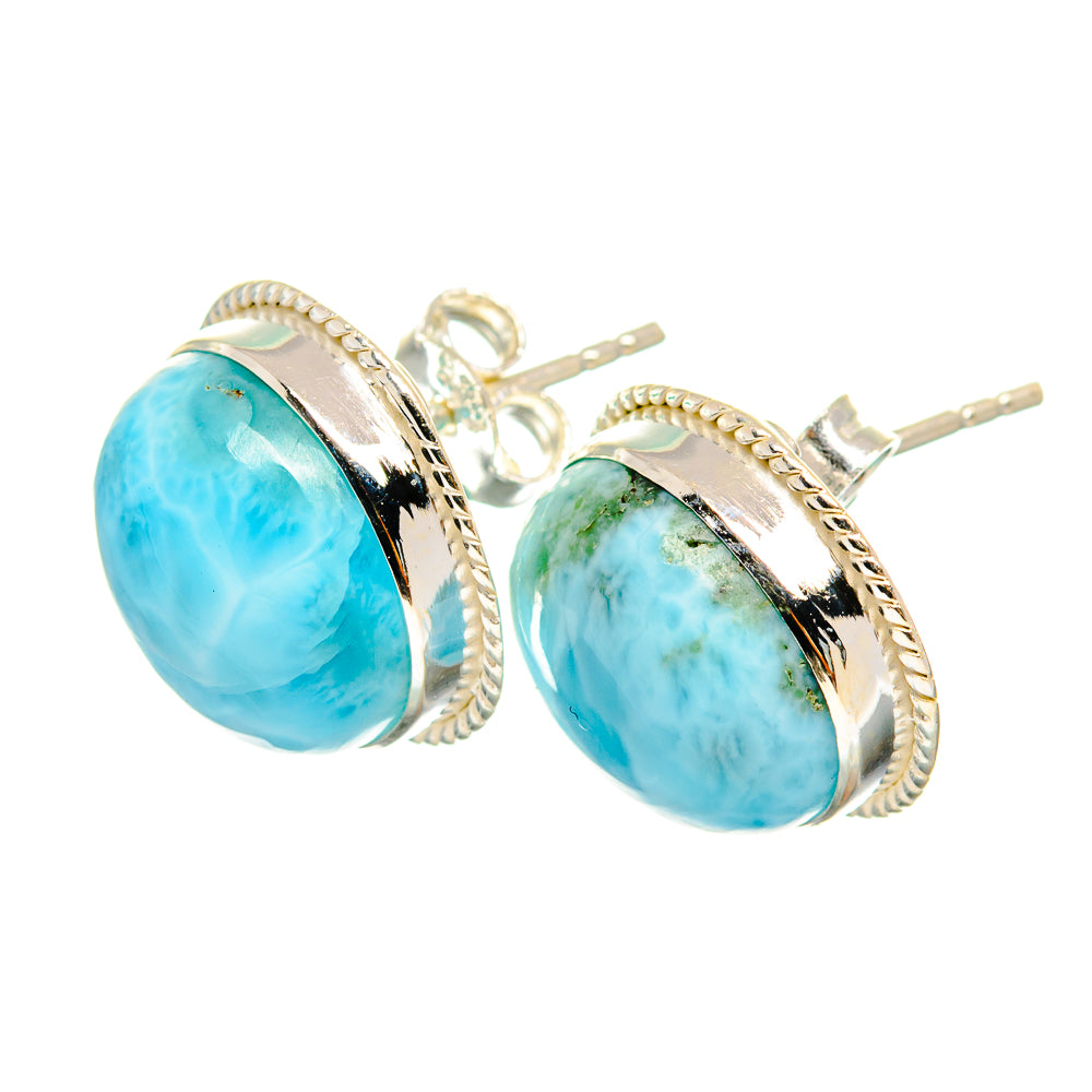 Larimar Earrings handcrafted by Ana Silver Co - EARR419501
