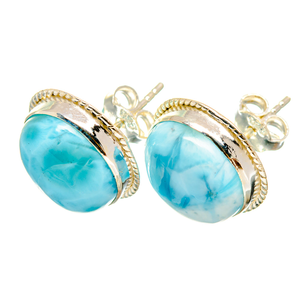 Larimar Earrings handcrafted by Ana Silver Co - EARR419524