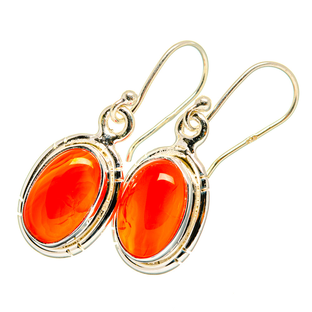 Carnelian Earrings handcrafted by Ana Silver Co - EARR419600
