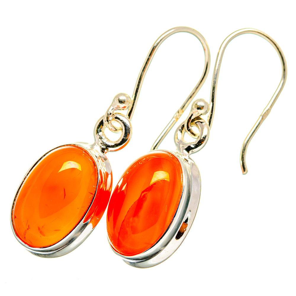 Carnelian Earrings handcrafted by Ana Silver Co - EARR419654