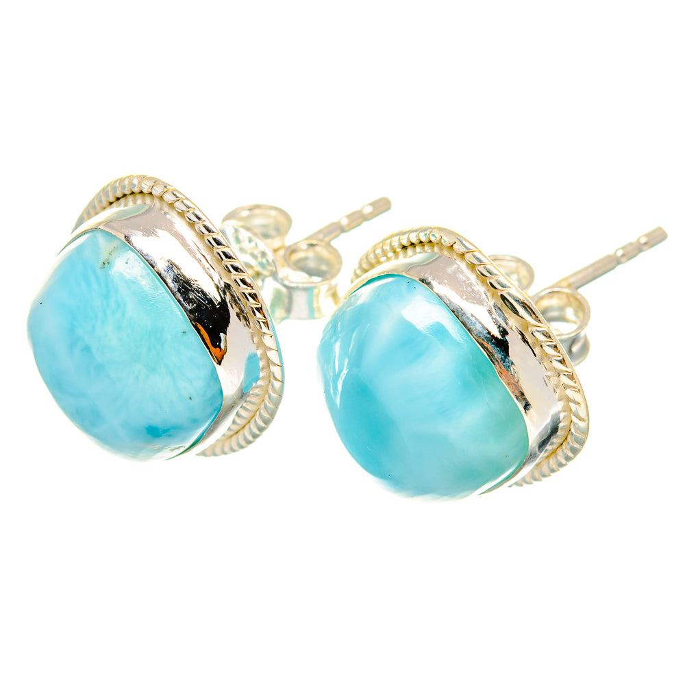 Larimar Earrings handcrafted by Ana Silver Co - EARR419730