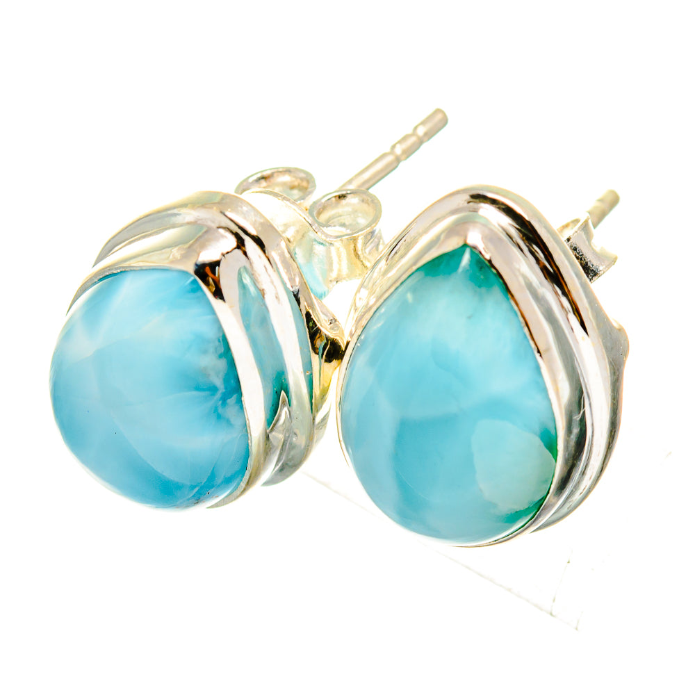Larimar Earrings handcrafted by Ana Silver Co - EARR419733