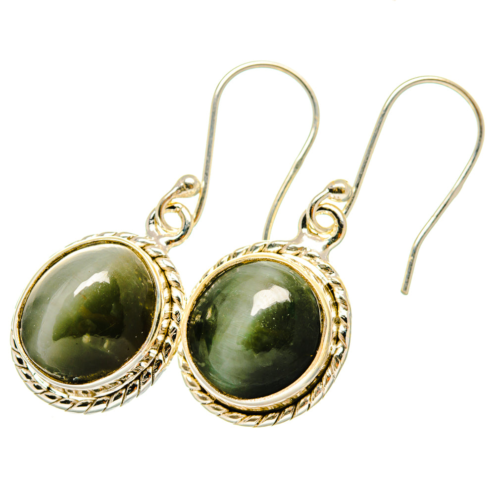 Cat's Eye Earrings handcrafted by Ana Silver Co - EARR419748