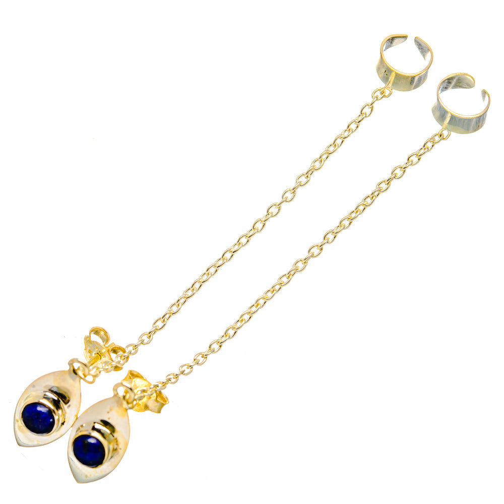 Lapis Lazuli Earrings handcrafted by Ana Silver Co - EARR419764