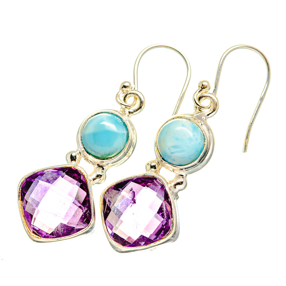 Amethyst Earrings handcrafted by Ana Silver Co - EARR419817