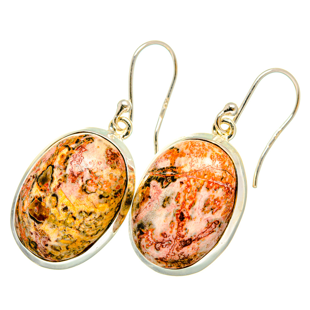 Poppy Jasper Earrings handcrafted by Ana Silver Co - EARR419893