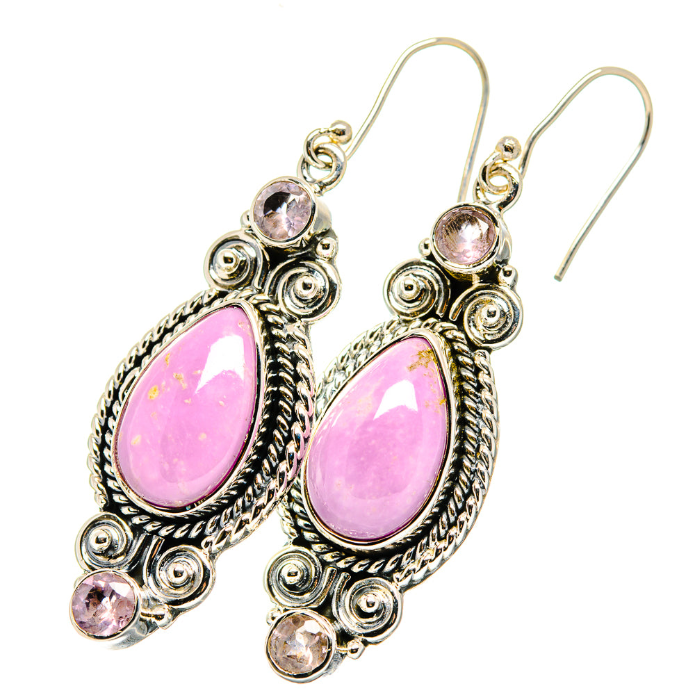 Phosphosiderite Earrings handcrafted by Ana Silver Co - EARR420100