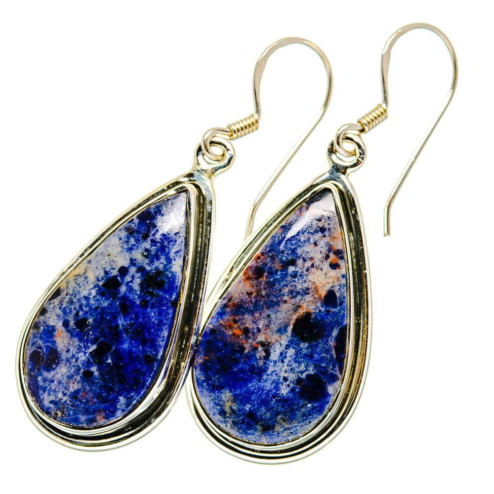 Sodalite Earrings handcrafted by Ana Silver Co - EARR420114