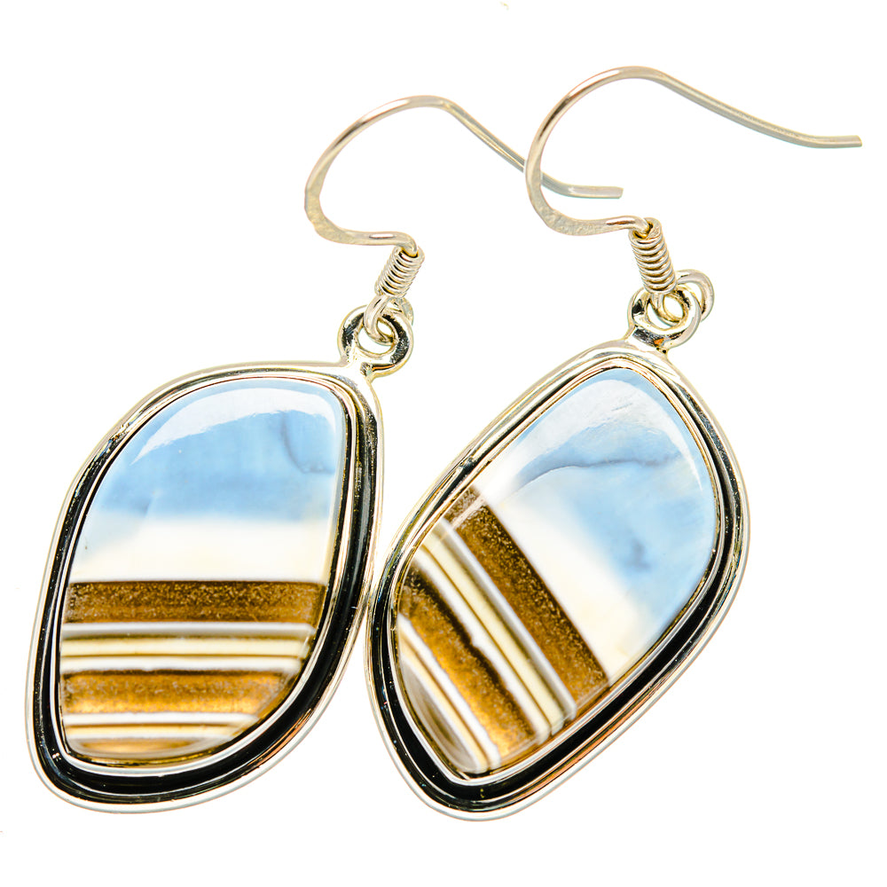 Owyhee Opal Earrings handcrafted by Ana Silver Co - EARR420129