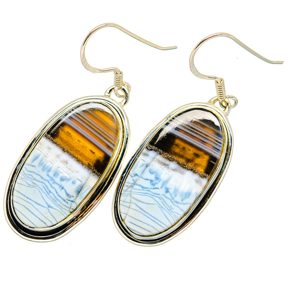 Owyhee Opal Earrings handcrafted by Ana Silver Co - EARR420203