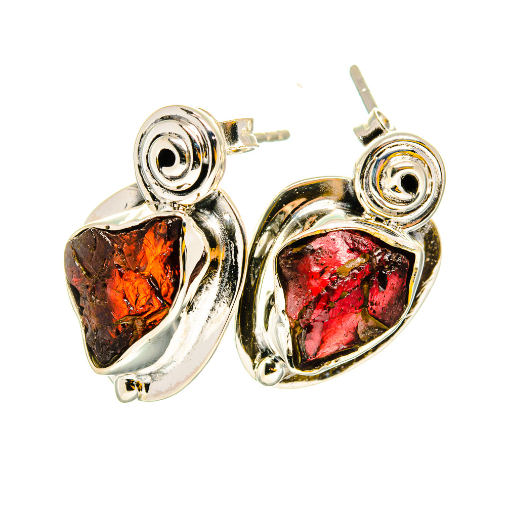 Garnet Earrings handcrafted by Ana Silver Co - EARR420261