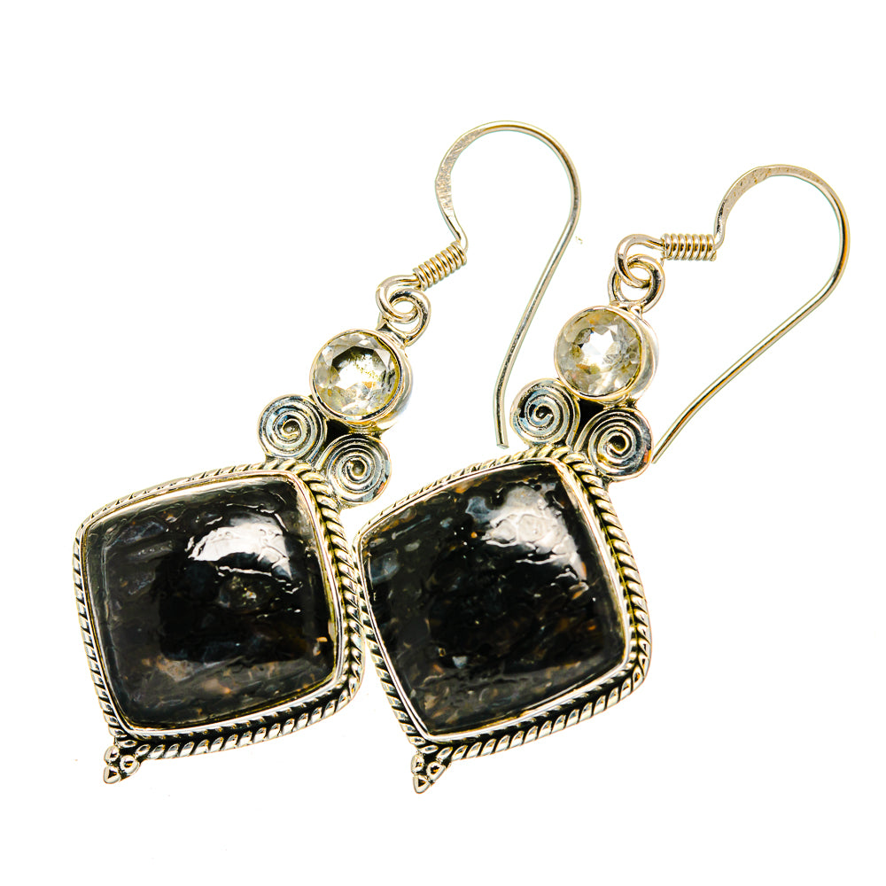 Dinosaur Bone Earrings handcrafted by Ana Silver Co - EARR420289