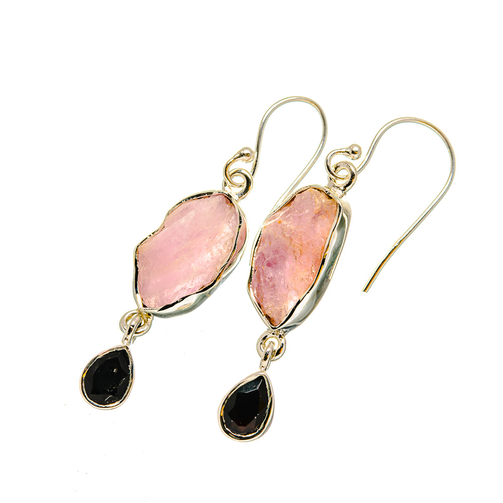 Rose Quartz Earrings handcrafted by Ana Silver Co - EARR420297