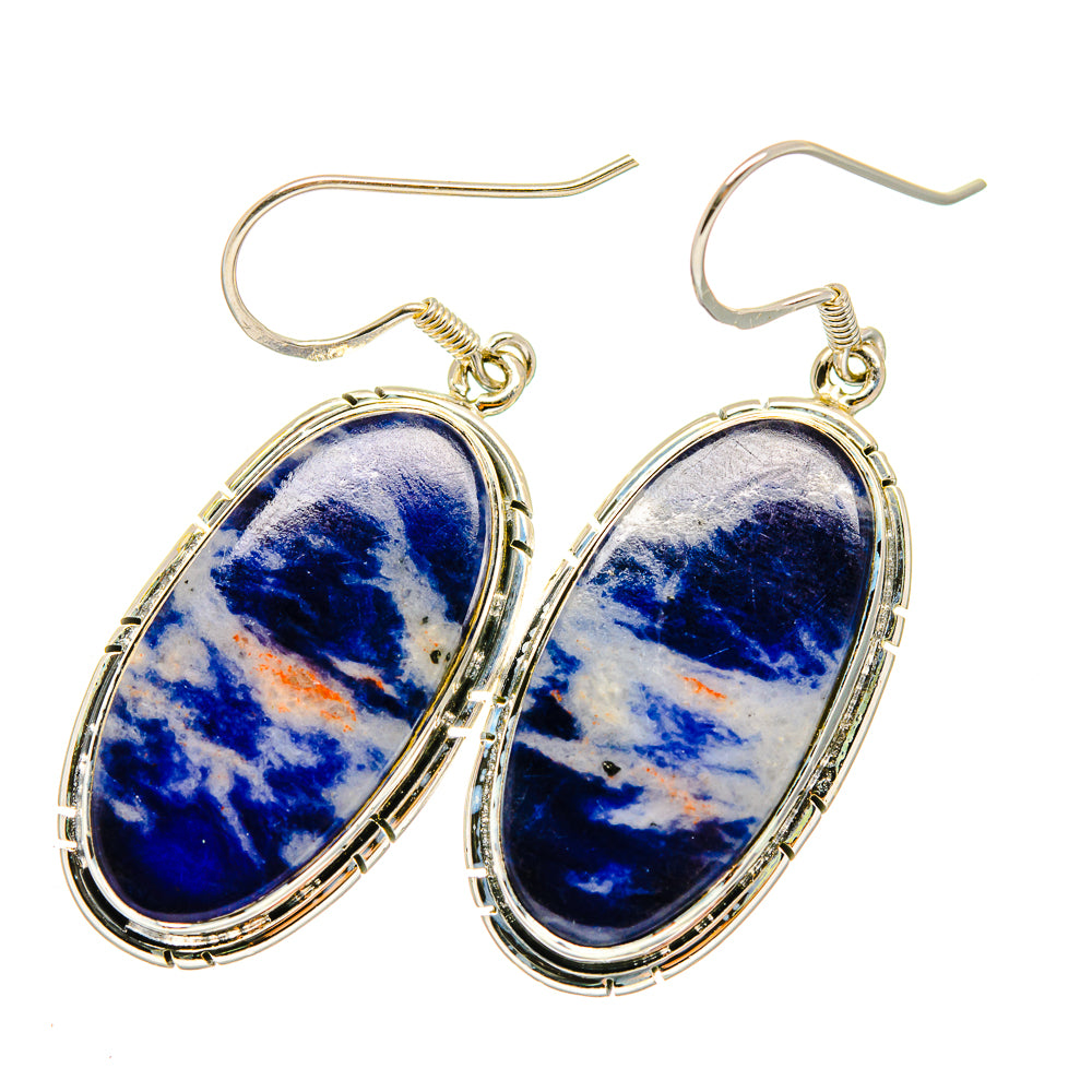 Sodalite Earrings handcrafted by Ana Silver Co - EARR420372