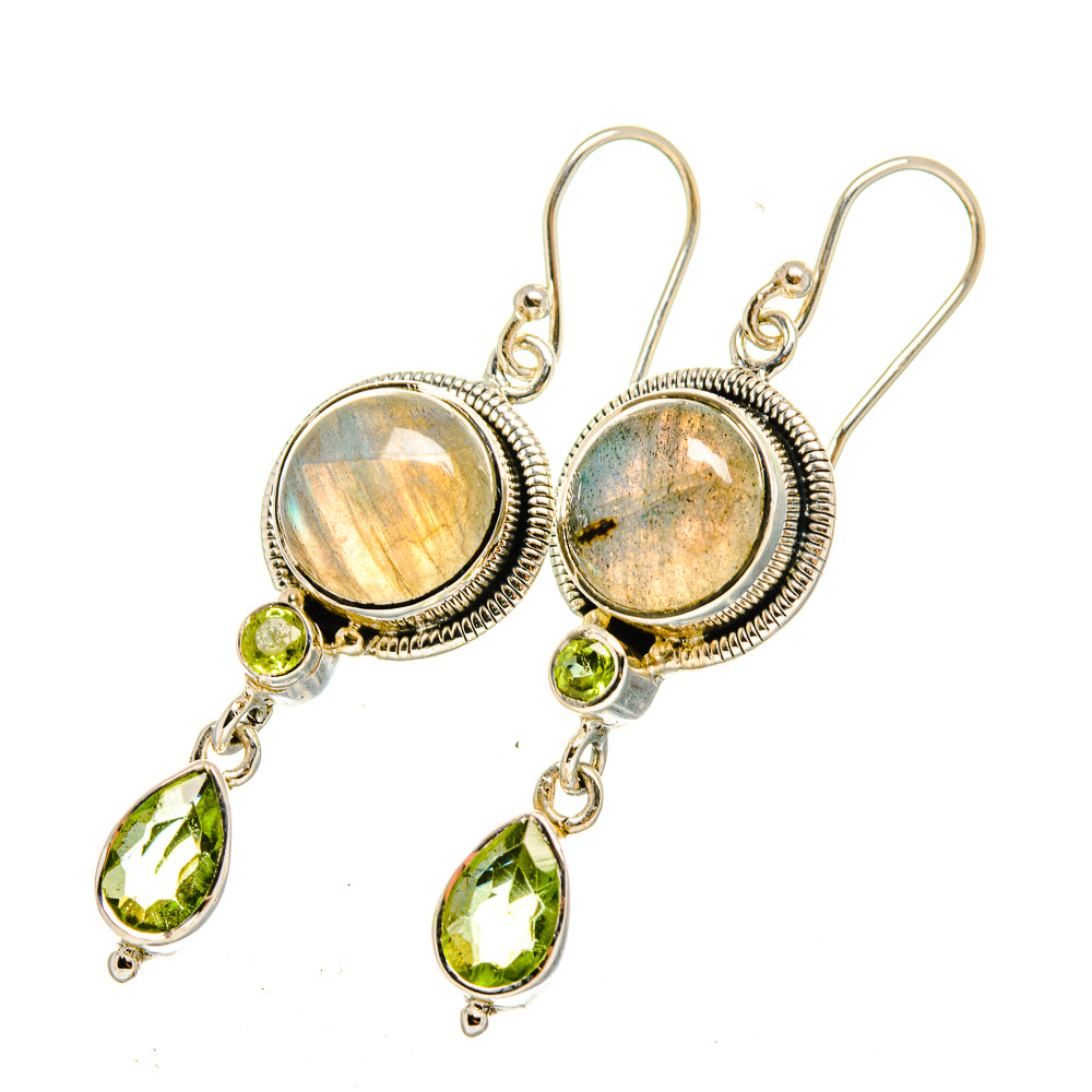 Labradorite Earrings handcrafted by Ana Silver Co - EARR420378
