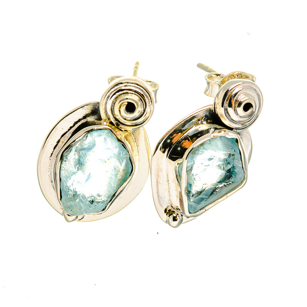 Aquamarine Earrings handcrafted by Ana Silver Co - EARR420380