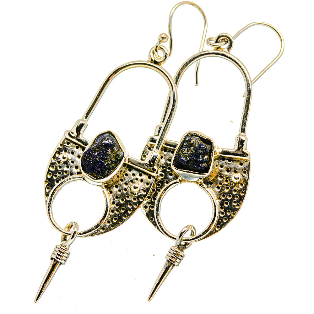 Lapis Lazuli Earrings handcrafted by Ana Silver Co - EARR420423