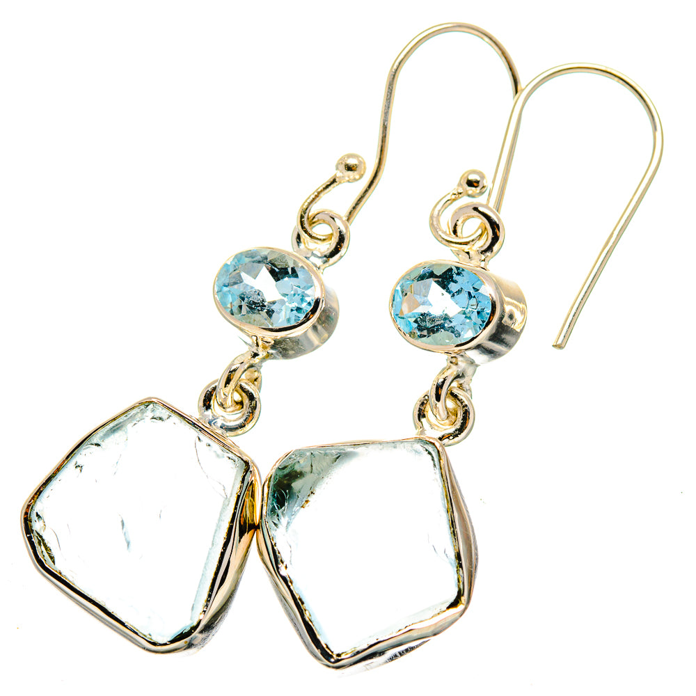 Aquamarine Earrings handcrafted by Ana Silver Co - EARR420441