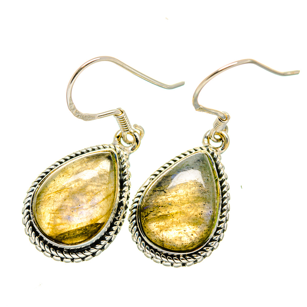 Labradorite Earrings handcrafted by Ana Silver Co - EARR420533